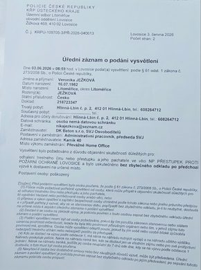 Požár 3. 6. 2026 — fotografie 2